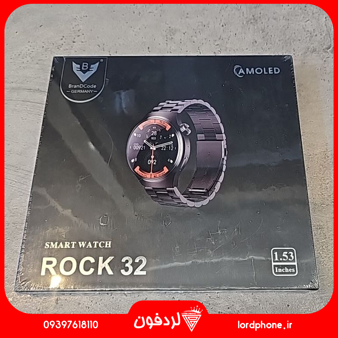 ساعت هوشمند راک مدل Rock 32 با صفحه نمایش AMOLED